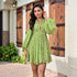Ramble Green Floral Dress